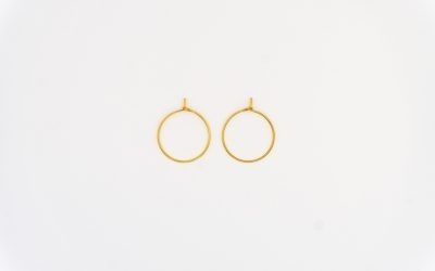 316 Surgical Steel Earring Hoops – Gold – 20mm