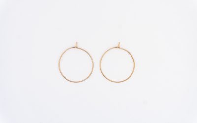 316 Surgical Steel Earring Hoops – Rose Gold – 30mm
